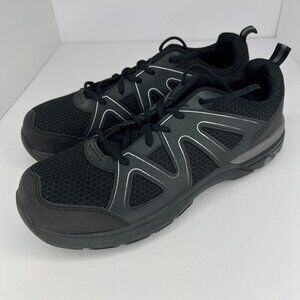 Dexter Comfort Mens F2413-11 Black Steel Toe Leather Size 11M Work Shoes